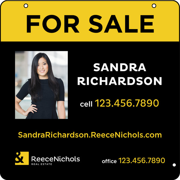 Photo Sign Panel, 12h x 12w, Steel